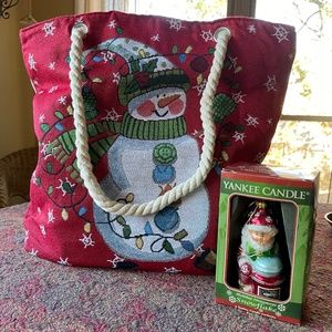 Snowman Tote
